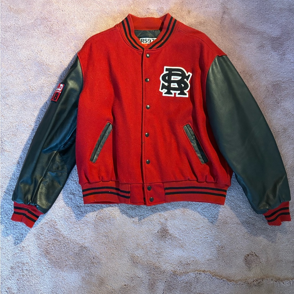 Rolling Stones Bridges to Babylon 1997 98 World Tour Varsity Jacket Red XL USA